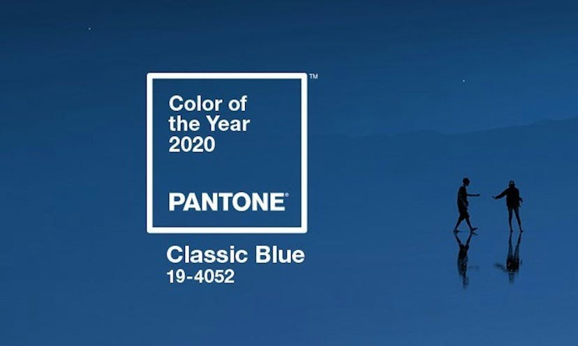 Color Pantone 2020: Classic Blue. Reason why.